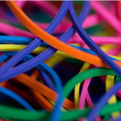 Joe Rindfleisch's Executive Rubber Bands (B&W Combo) by Joe Rindfleisch - Trick